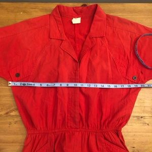 Epic one piece 80s red jumpsuit